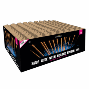 Blue mine with golden spider tail silence!